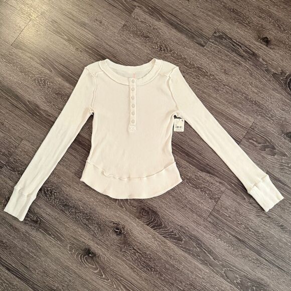 Free People Tops - Free People Movement Rally Layering Solid Sweater New